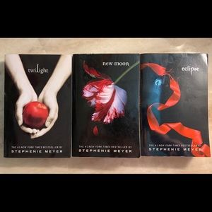 Twilight Saga Books 1 & 2 & 3.